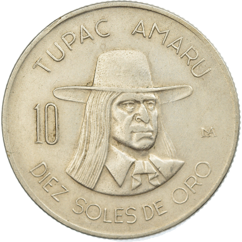 Coin, Peru, 10 Soles, 1973, Lima, EF(40-45), Copper-nickel, KM:258