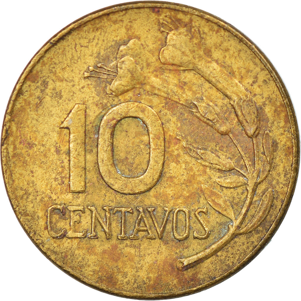 Munten, Peru, 10 Centavos, 1973, Lima, FR+, Tin, KM:245.2