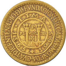 Münze, Peru, Sol, 1965, Lima, SS, Messing, KM:240