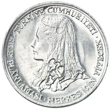 Coin, Turkey, Kurus, 1979, AU(50-53), Aluminum, KM:924a