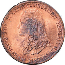 Moeda, Turquia, Kurus, 1979, EF(40-45), Bronze, KM:924