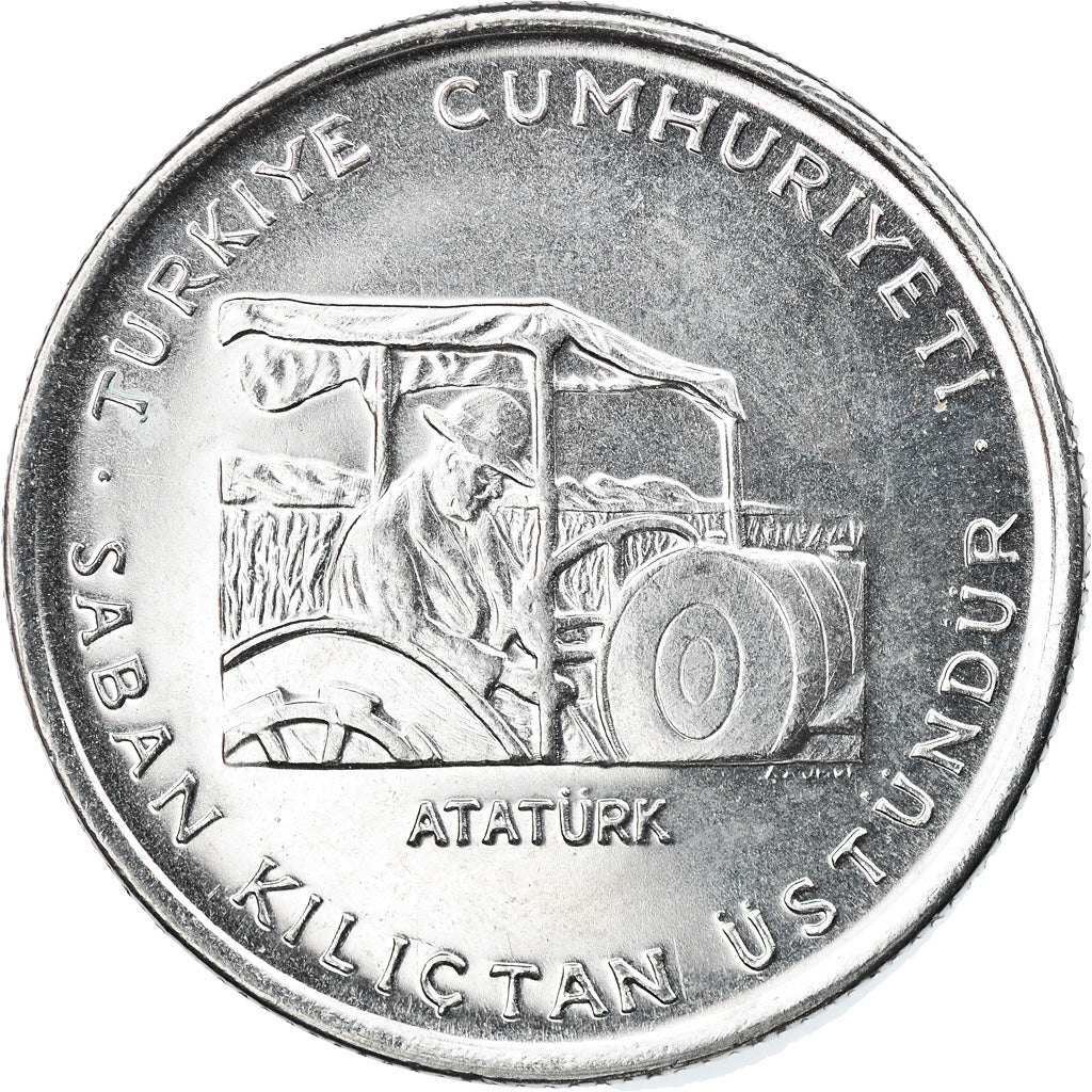 Coin, Turkey, 5 Lira, 1978, AU(55-58), Stainless Steel, KM:905