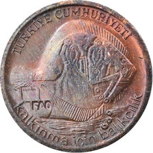 Coin, Turkey, 5 Kurus, 1980, EF(40-45), Bronze, KM:934