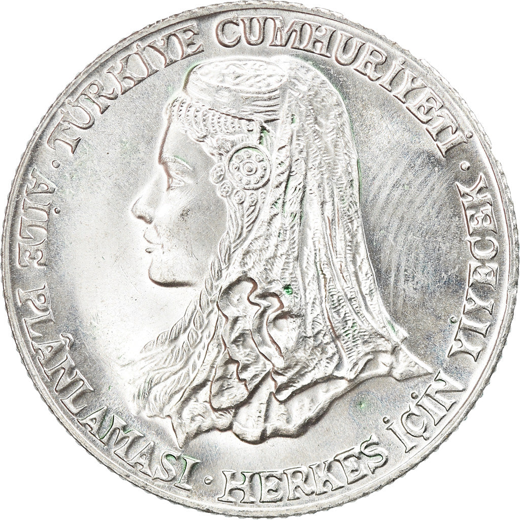 Coin, Turkey, 150 Lira, 1979, AU(50-53), Silver, KM:929.1