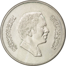 JORDAN, 1/4 Dinar, 1978, KM #41, AU(50-53), Copper-Nickel, 34, 17.11