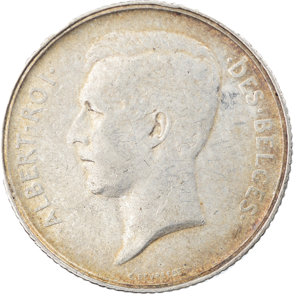 Coin, Belgium, Franc, 1910, EF(40-45), Silver, KM:72