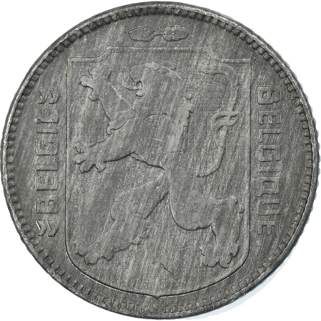 Coin, Belgium, Franc, 1946, EF(40-45), Zinc, KM:128