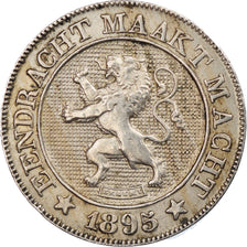 Coin, Belgium, Leopold II, 10 Centimes, 1895, EF(40-45), Copper-nickel, KM:43