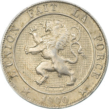 Coin, Belgium, Leopold II, 5 Centimes, 1900, EF(40-45), Copper-nickel, KM:40