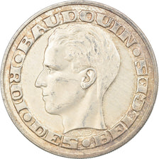 Coin, Belgium, 50 Francs, 50 Frank, 1958, Brussels, EF(40-45), Silver, KM:150.1