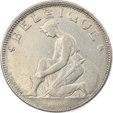 Coin, Belgium, 2 Francs, 2 Frank, 1923, EF(40-45), Nickel, KM:91.1