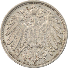 Coin, GERMANY - EMPIRE, Wilhelm II, 10 Pfennig, 1910, EF(40-45), Copper-nickel