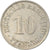 Moneta, GERMANIA - IMPERO, Wilhelm II, 10 Pfennig, 1910, BB, Rame-nichel, KM:12