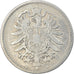Coin, GERMANY - EMPIRE, Wilhelm I, Mark, 1874, Berlin, EF(40-45), Silver, KM:7