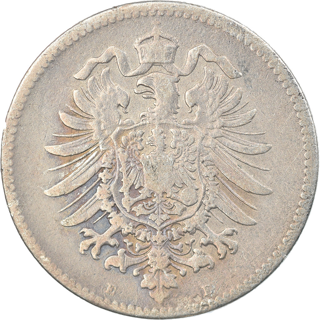 Münze, GERMANY - EMPIRE, Wilhelm I, Mark, 1874, Muldenhütten, SS, Silber, KM:7