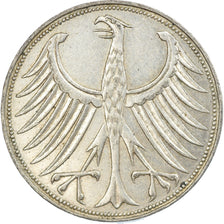 Coin, GERMANY - FEDERAL REPUBLIC, 5 Mark, 1966, Munich, EF(40-45), Silver