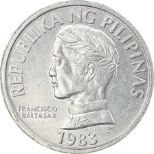 Coin, Philippines, 10 Sentimos, 1983, EF(40-45), Aluminum, KM:240.2