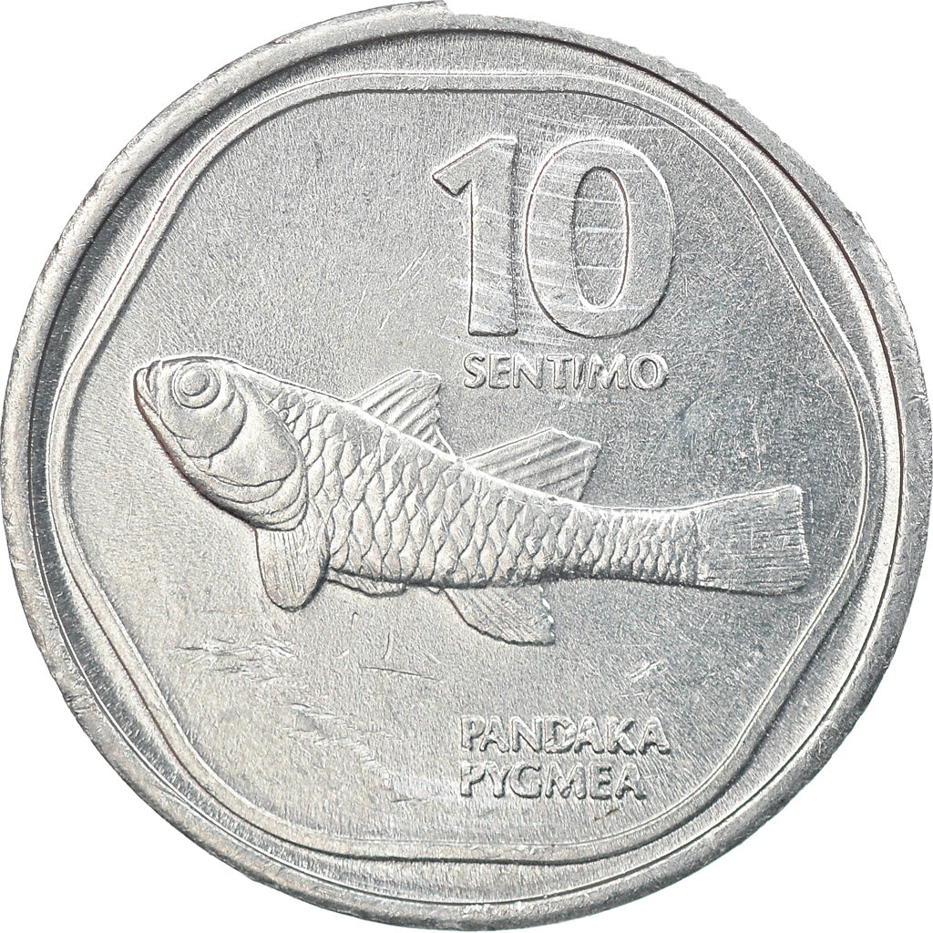 Coin, Philippines, 10 Sentimos, 1983, EF(40-45), Aluminum, KM:240.2