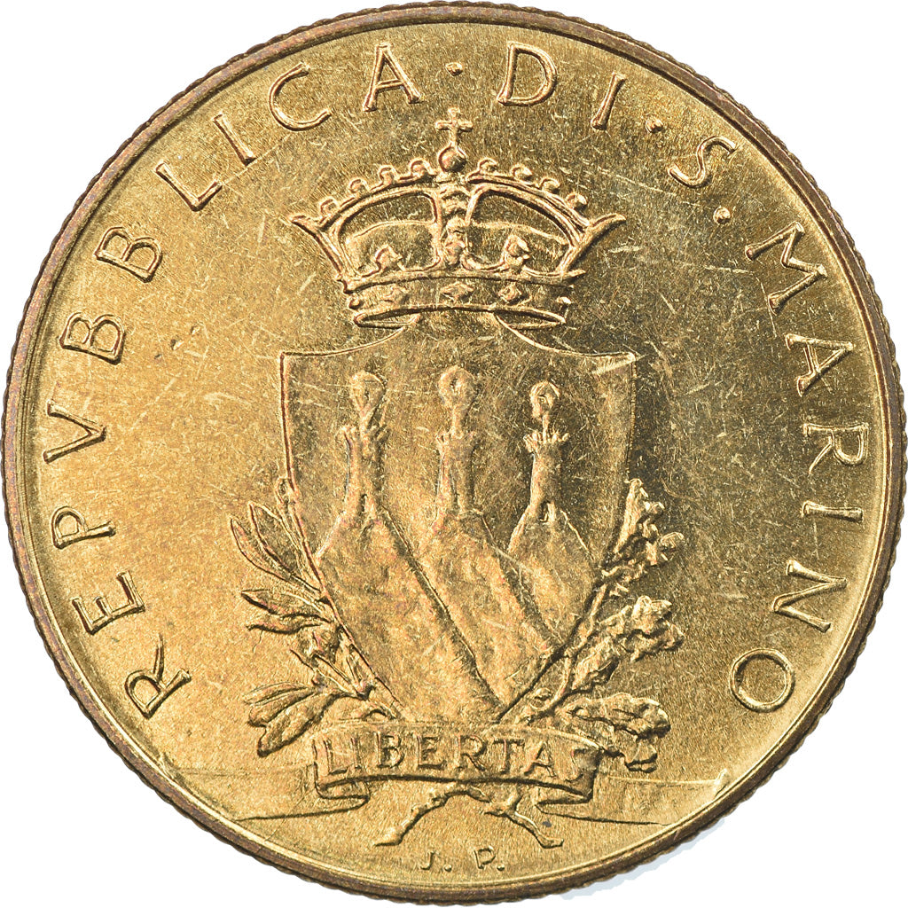 Moeda, San Marino, 200 Lire, 1979, Rome, EF(40-45), Alumínio-Bronze, KM:96