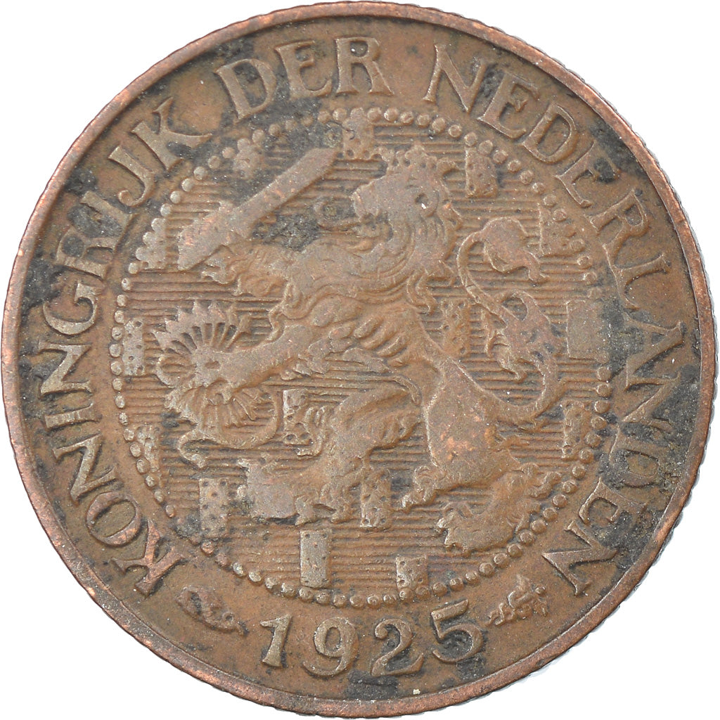 Coin, Netherlands, Wilhelmina I, Cent, 1925, EF(40-45), Bronze, KM:152