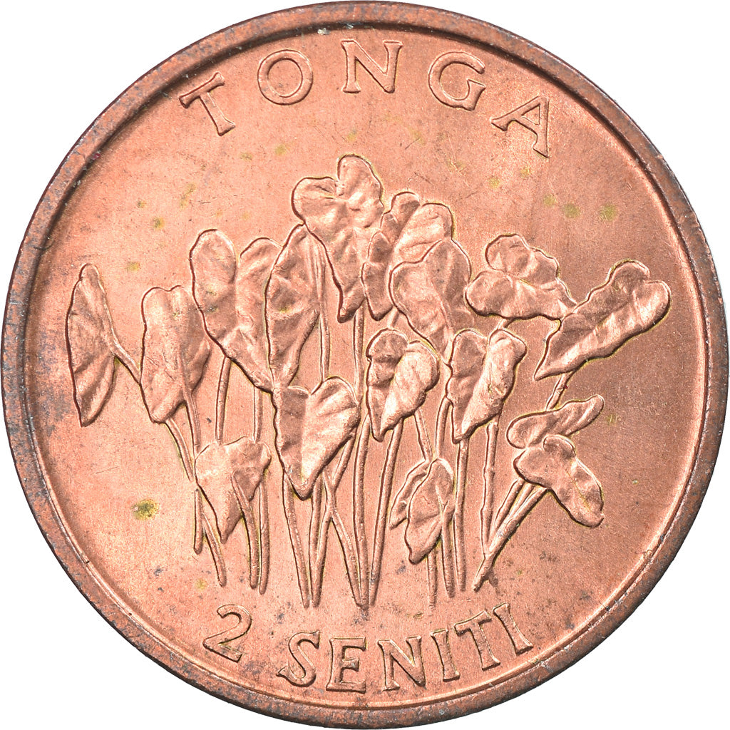 Monnaie, Tonga, King Taufa'ahau Tupou IV, 2 Seniti, 1981, TTB+, Bronze, KM:67
