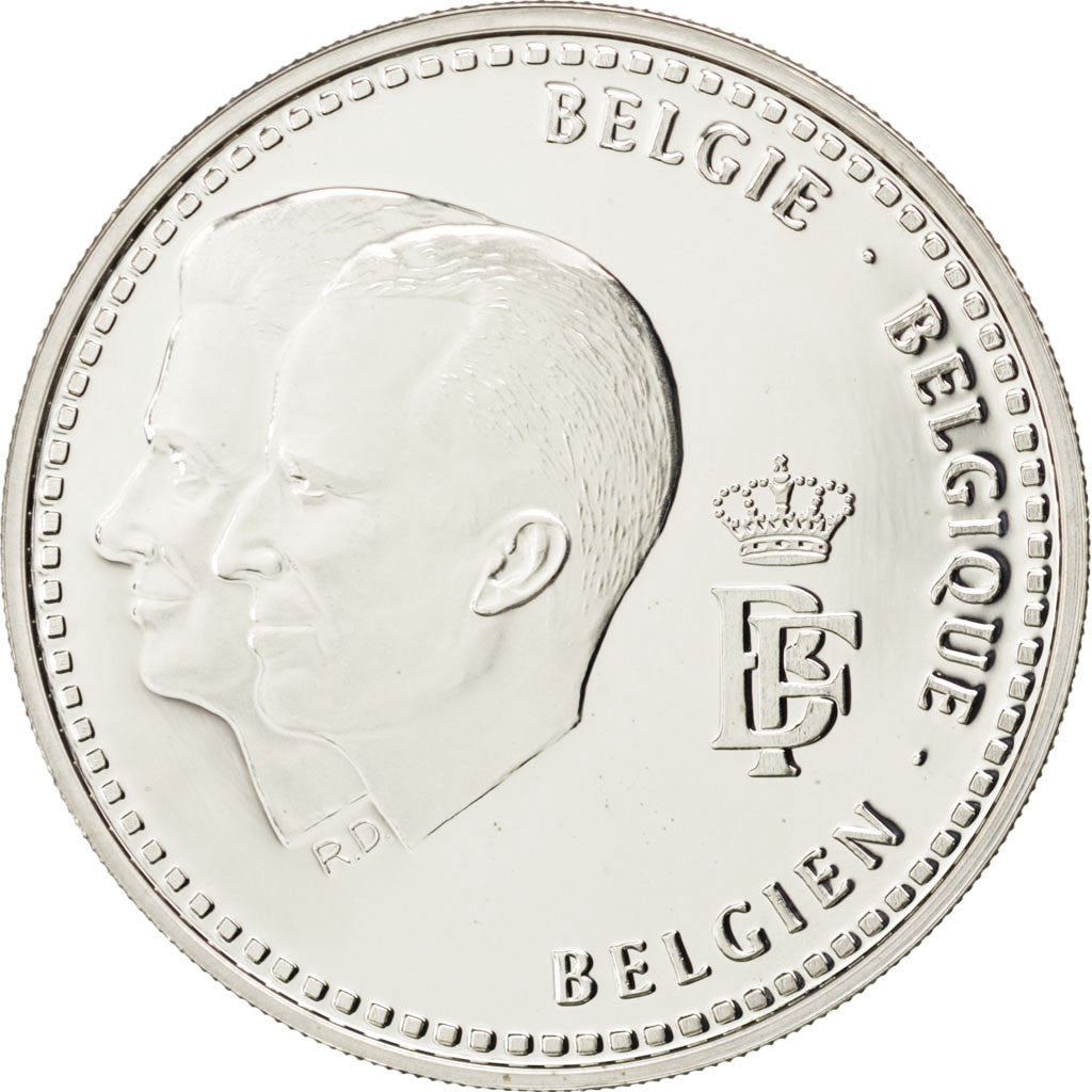Coin, Belgium, 250 Francs, 250 Frank, 1996, MS(65-70), Silver, KM:202