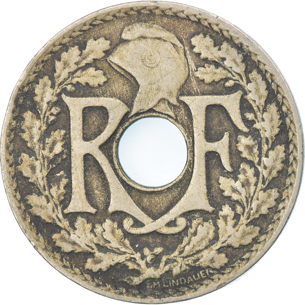 Coin, France, Lindauer, 10 Centimes, 1924, Poissy, VF(20-25), Copper-nickel
