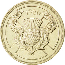Gran Bretagna, Elizabeth II, 2 Pounds, 1986, SPL-, Nichel-ottone, KM:947