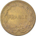 Coin, France, France Libre, 2 Francs, 1944, Philadelphia, EF(40-45), Brass