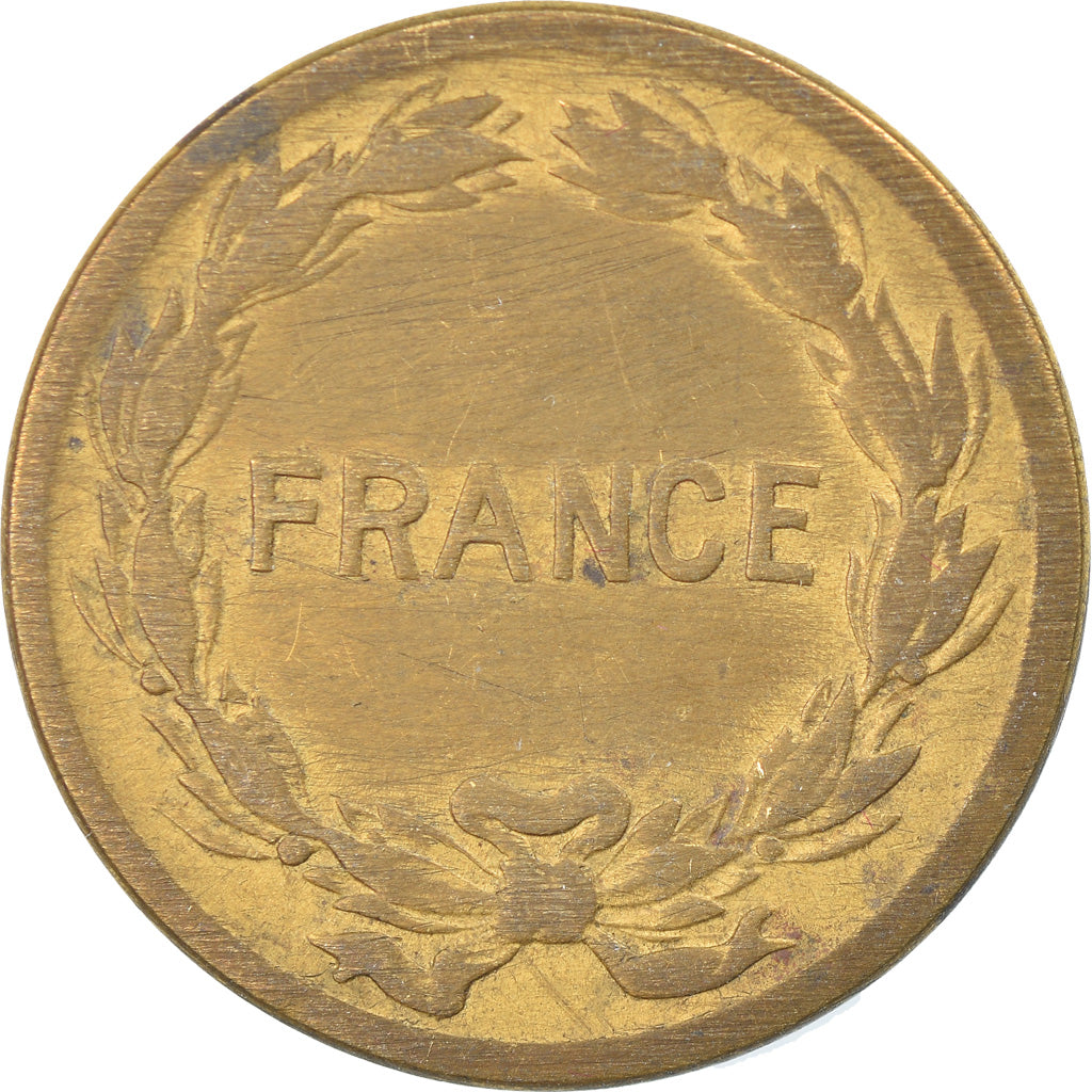 Coin, France, France Libre, 2 Francs, 1944, Philadelphia, EF(40-45), Brass