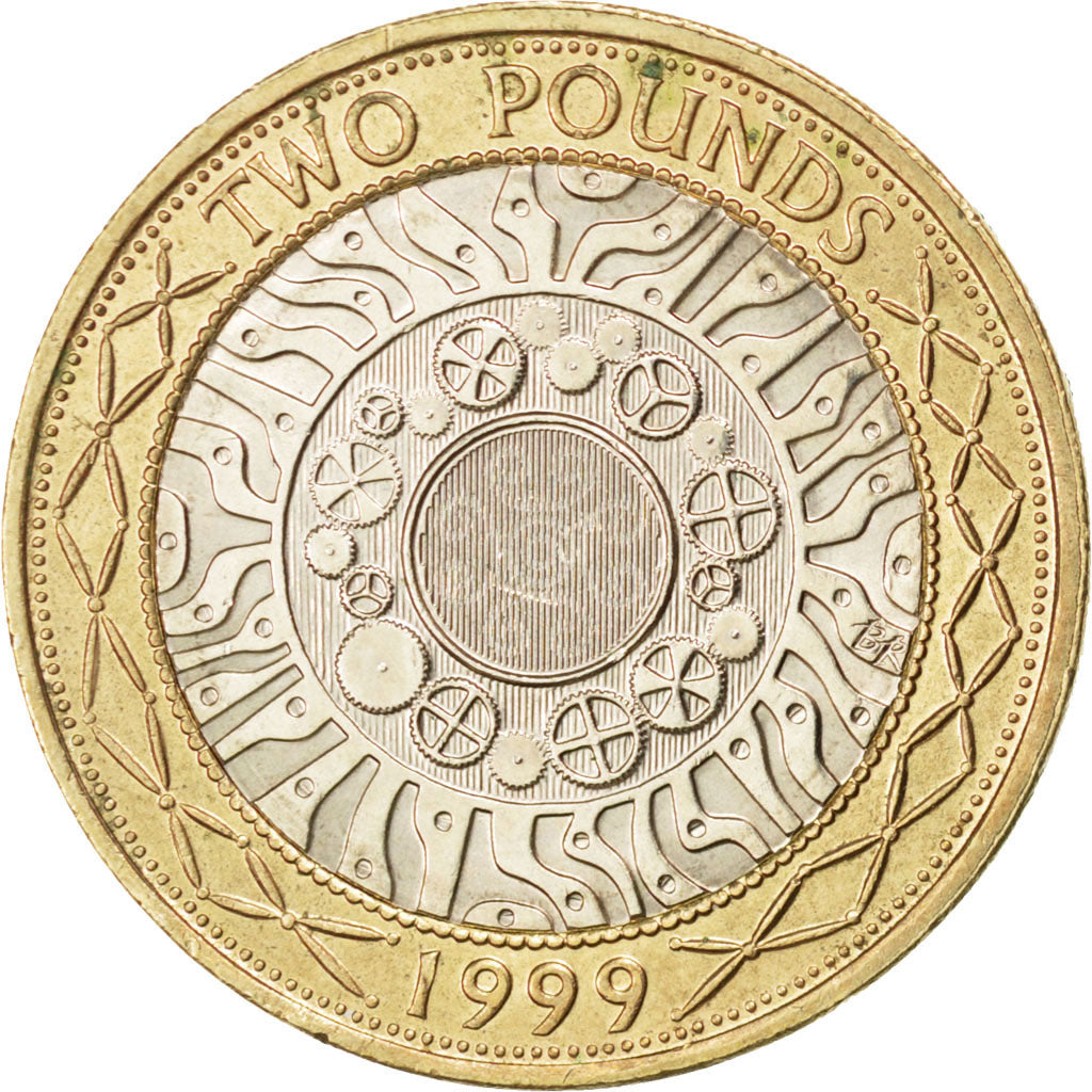 Gran Bretagna, Elizabeth II, 2 Pounds, 1999, SPL-, Bi-metallico, KM:994