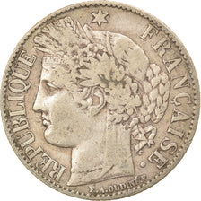Coin, France, Cérès, Franc, 1887, Paris, EF(40-45), Silver, KM:822.1