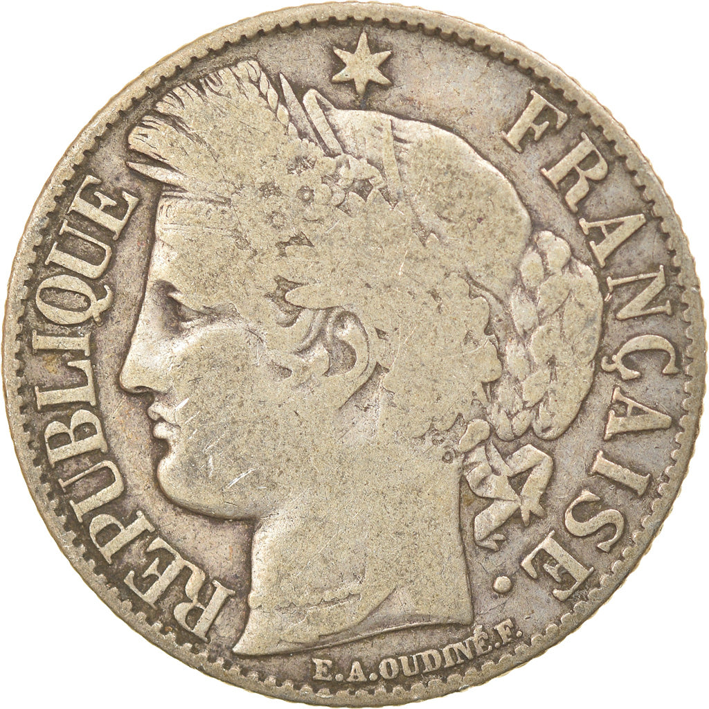 Coin, France, Cérès, Franc, 1895, Paris, EF(40-45), Silver, KM:822.1