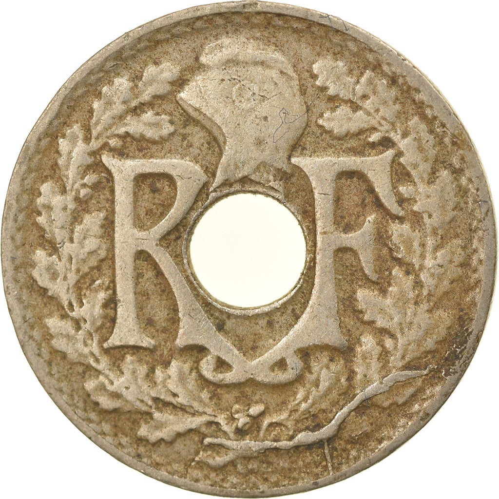 Moneta, Francia, Lindauer, 5 Centimes, 1920, Paris, BB, Rame-nichel, KM:865