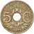 Coin, France, Lindauer, 5 Centimes, 1920, Paris, EF(40-45), Copper-nickel