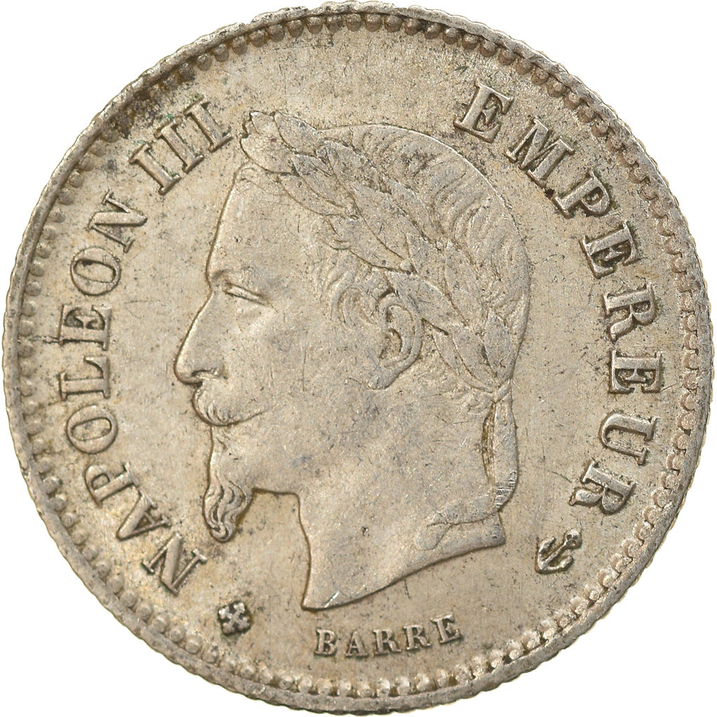 Coin, France, Napoleon III, Napoléon III, 20 Centimes, 1867, Strasbourg
