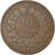 Munten, Frankrijk, Cérès, 10 Centimes, 1873, Bordeaux, ZF, Bronze, KM:815.2