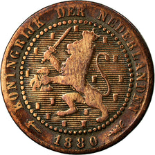 Coin, Netherlands, William III, Cent, 1880, VF(30-35), Bronze, KM:107.1