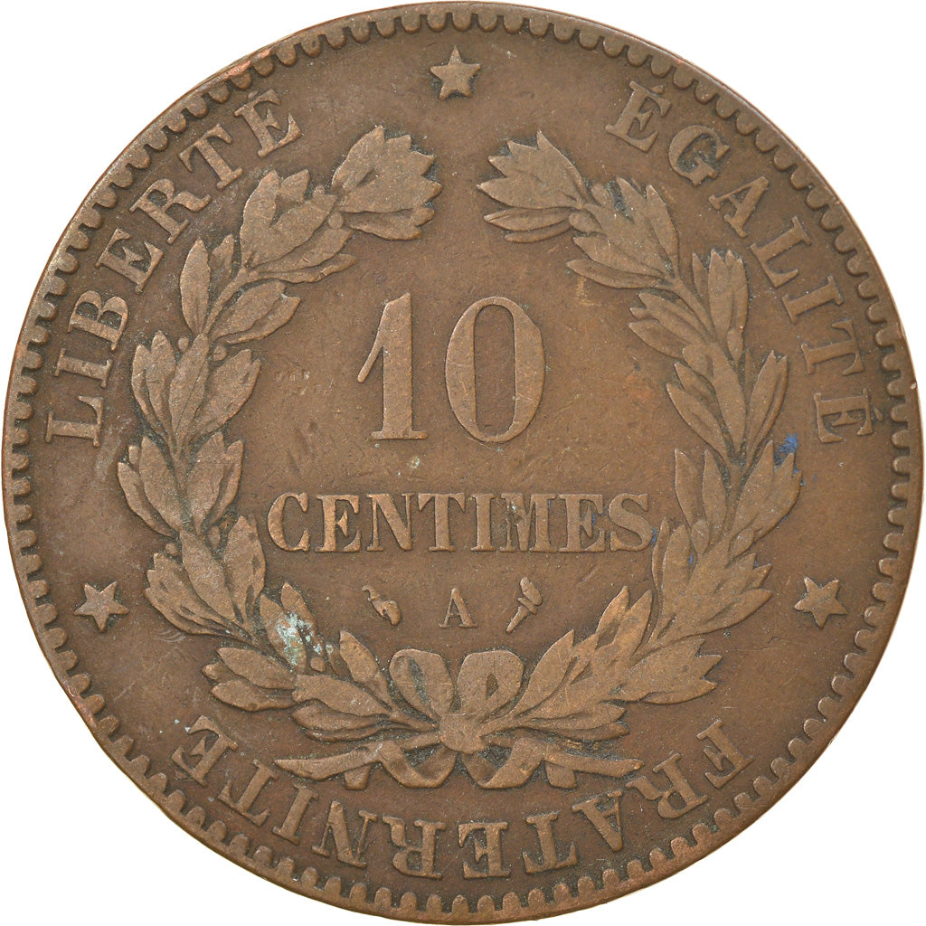 Coin, France, Cérès, 10 Centimes, 1897, Paris, EF(40-45), Bronze, KM:815.1