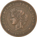 Moneta, Francja, Cérès, 5 Centimes, 1882, Paris, EF(40-45), Bronze, KM:821.1