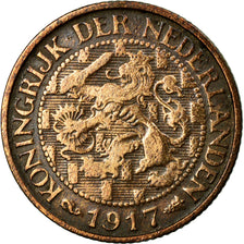 Coin, Netherlands, Wilhelmina I, Cent, 1917, EF(40-45), Bronze, KM:152