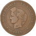 Coin, France, Cérès, 5 Centimes, 1887, Paris, VF(30-35), Bronze, KM:821.1