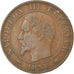 Monnaie, France, Napoleon III, Napoléon III, 5 Centimes, 1854, Bordeaux, TB+