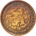 NETHERLANDS, Cent, 1929, KM #152, EF(40-45), Bronze, 19, 2.52