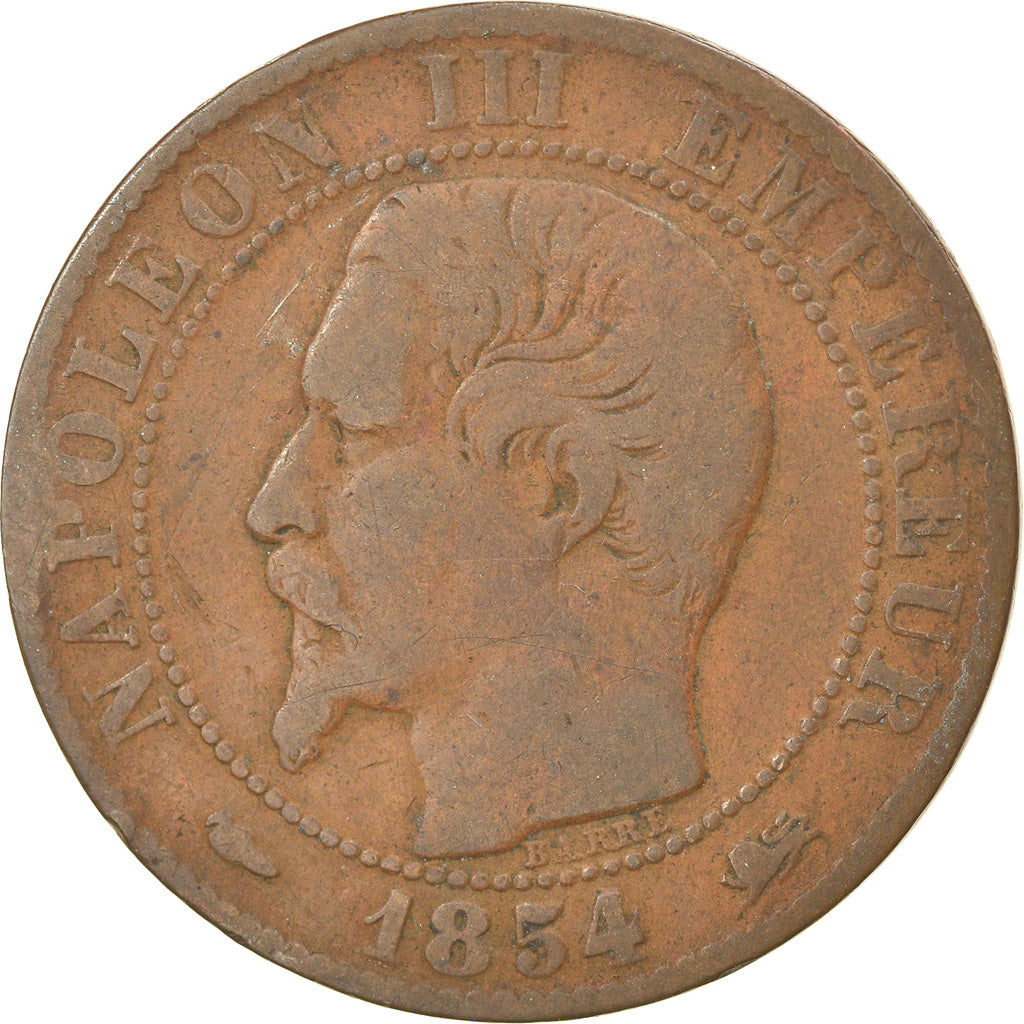 Monnaie, France, Napoleon III, Napoléon III, 5 Centimes, 1854, Lyon, TTB