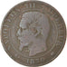 Moneda, Francia, Napoleon III, Napoléon III, 5 Centimes, 1856, Bordeaux, MBC