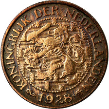 Coin, Netherlands, Wilhelmina I, Cent, 1928, EF(40-45), Bronze, KM:152