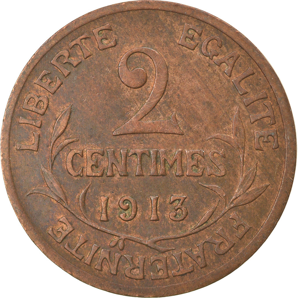Coin, France, Dupuis, 2 Centimes, 1913, Paris, VF(30-35), Bronze, KM:841