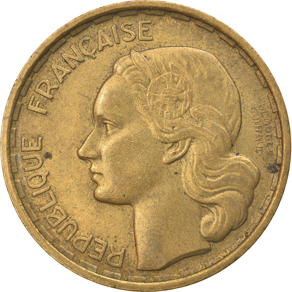 Münze, Frankreich, Guiraud, 20 Francs, 1950, Beaumont - Le Roger, SS