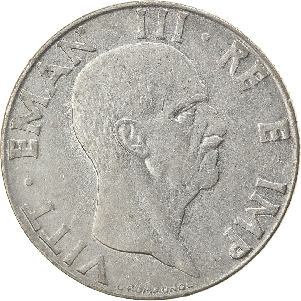 Coin, Italy, Vittorio Emanuele III, 50 Centesimi, 1942, Rome, EF(40-45)